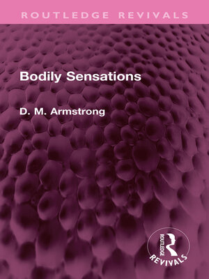 cover image of Bodily Sensations
